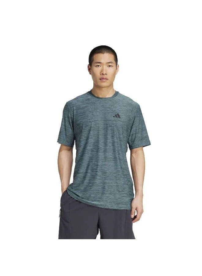 Adidas Adidas Tr-Es Stretch T Purple T-Shirt (Short Sleeve) T-Shirts For Men